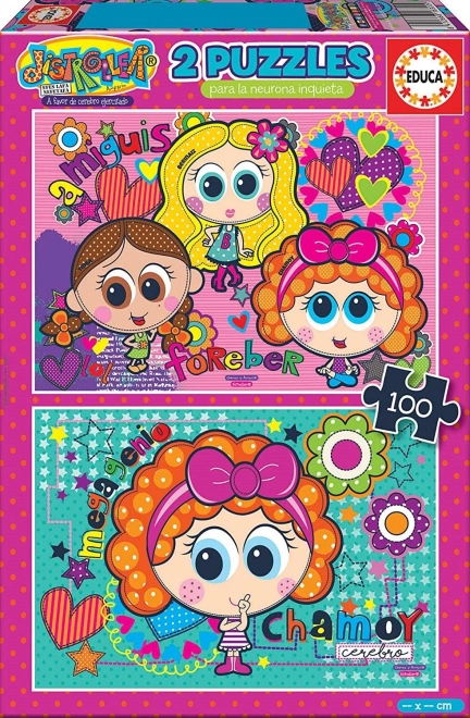 Educa Puzzel Distroller 2x48 stukjes