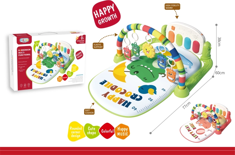 Tappetino da gioco con pianolino Ippopotamino