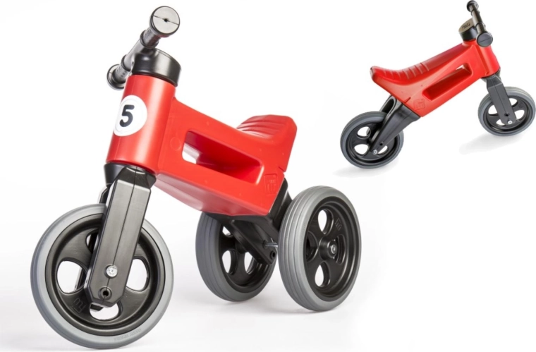 FUNNY WHEELS Rider Sport 2-in-1 balance bike for kids – Red