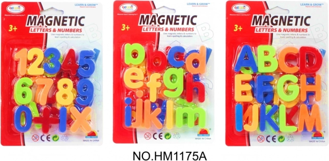 Lettere e numeri magnetici