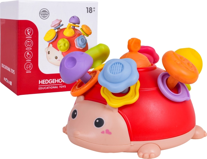 Multifunctional sensory hedgehog – educational toy for toddlers