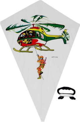 Aquilone volante 48 x 71 cm con motivi