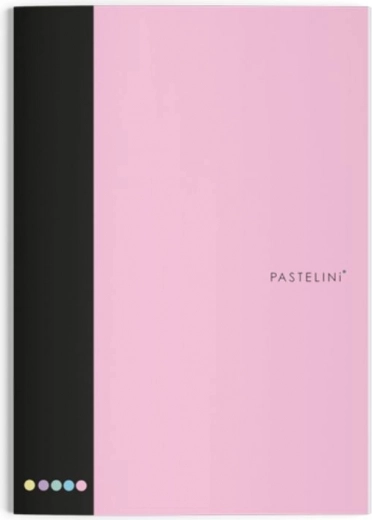 Lined Notebook A4 Pastelini Pink