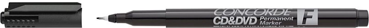 Pennarello indelebile CONCORDE per CD e DVD, nero