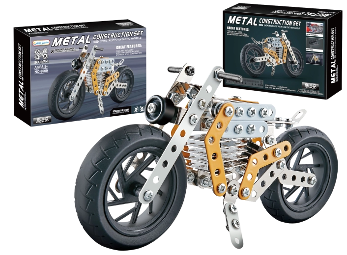 Kit di costruzione in metallo moto 162 pezzi