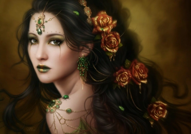 Sestavljanka Zlata vrtnica 1000 kosov