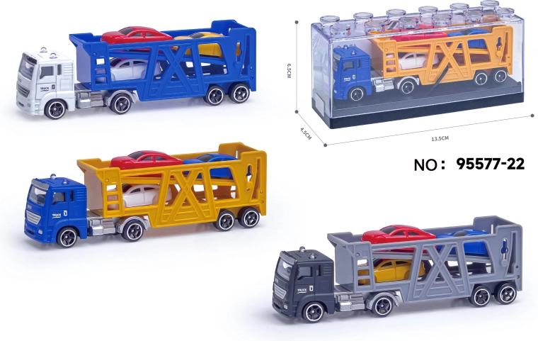 Die-cast truck with trailer 1:64 – multiple variants