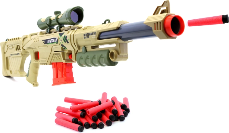Fucile a dardi in foam Huntsman Sniper Blaster 92 cm