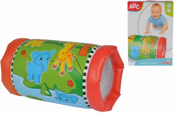Nadmuchiwany wałek do nauki raczkowania ze zwierzątkami