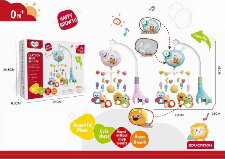 Kinderbett-Mobile mit Spieluhr