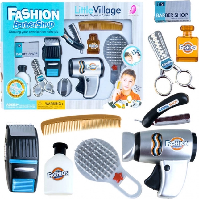 Children's Hairdressing Set Elegant BARBER + Accessories