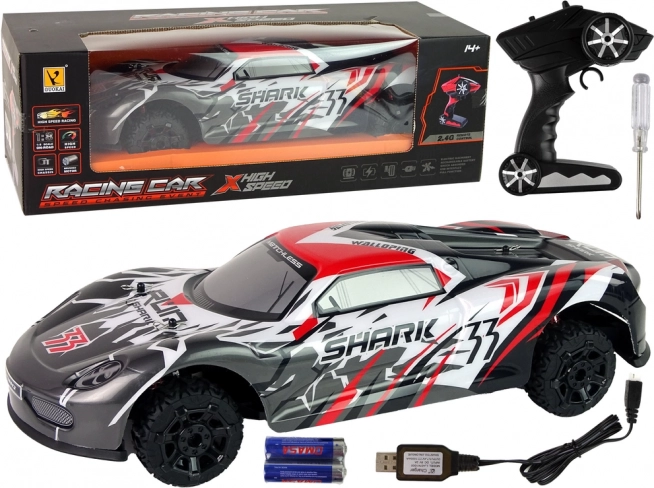R/C 1:8 Sports Car Grey-White