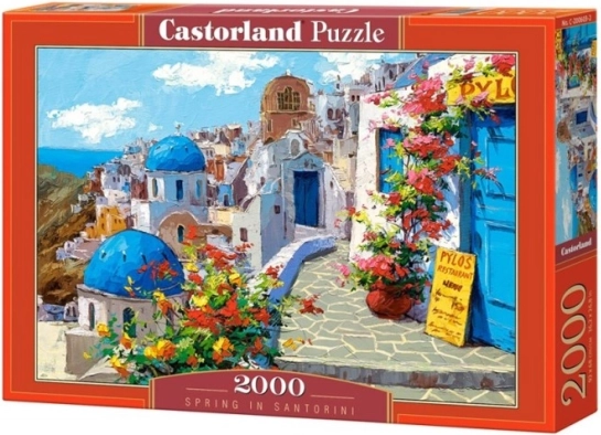 Puzzle 2000 pièces – Printemps à Santorin