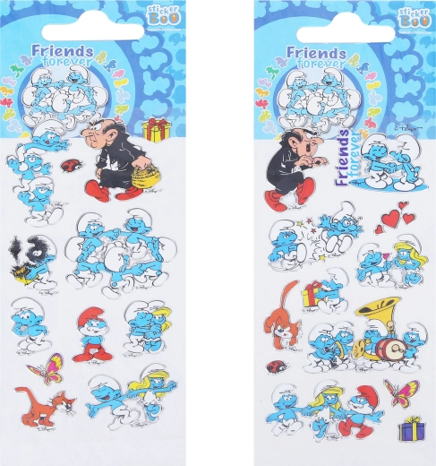 Nalepke Smrkci 12 kos