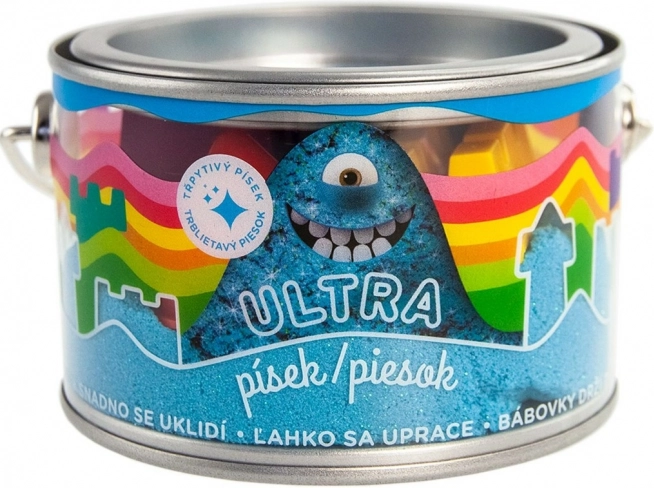 Ultra pijesak s gliterima 200 g – plavi