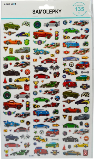 Racing Car Stickers 100 pcs Sparkys