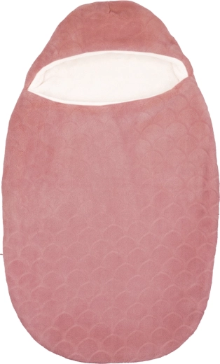 Nattou baby footmuff for car seat Lapidou, old pink, 70 cm