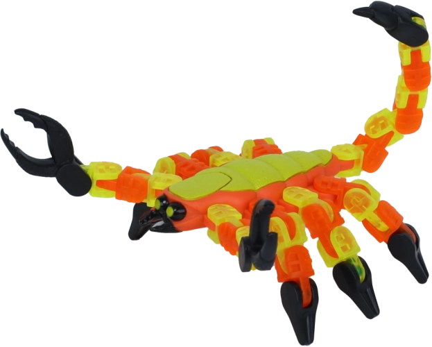 Klixx Creaturez scorpione – cliccabile flessibile per un gioco creativo
