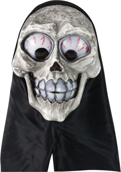 Skull Mask with Scarf for Halloween