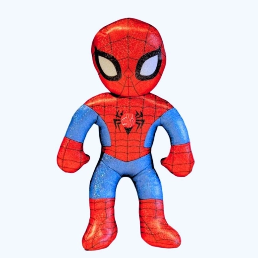Plysbamse Spider‑Man med lyde – glitrende udgave til Disneys 100‑års jubilæum