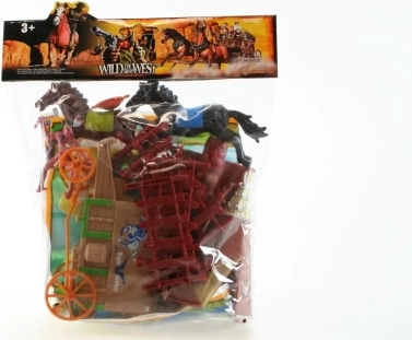 Wild West Set – Plastic Native Figures with Accessories