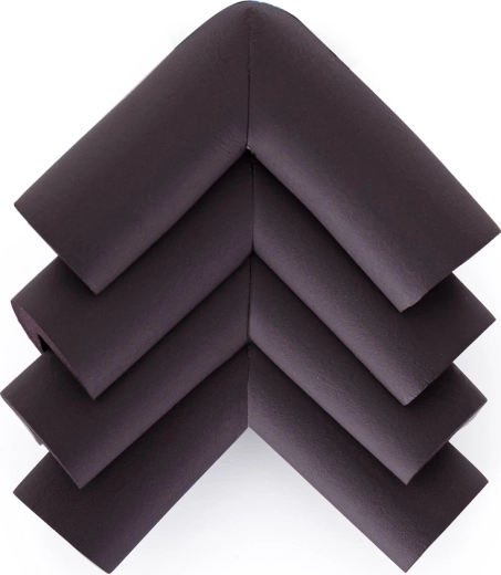 Paraspigoli in schiuma Feedo, marrone, 4 pezzi