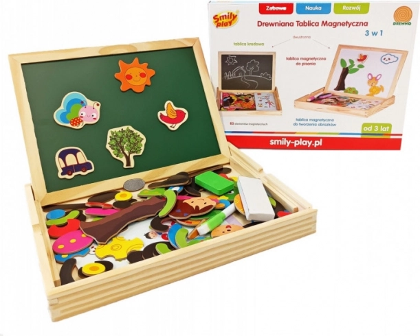 Lavagna magnetica in legno