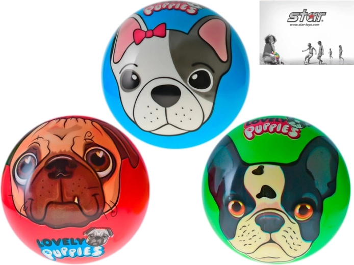 Bold med hvalpe 11 cm til børn fra 10 måneder