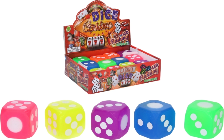 Light-up gaming die 4 cm