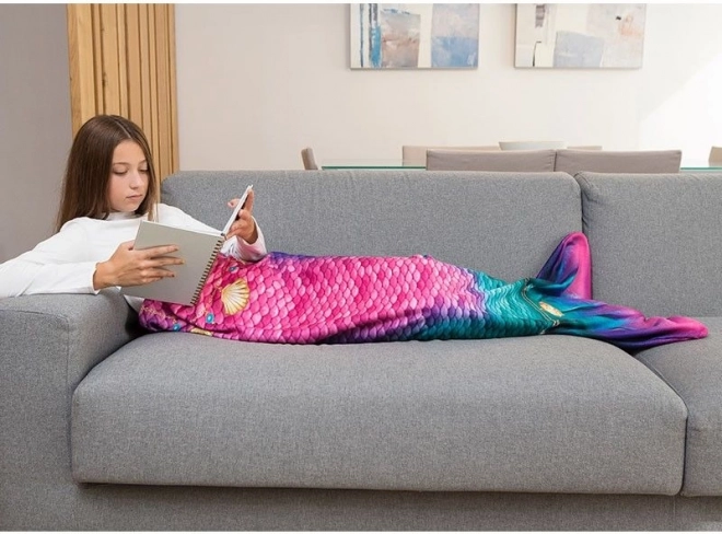 Magisk tæppe i form af en havfrue