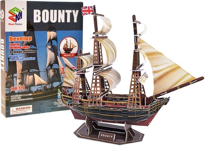 3D-puzzel Schip Bounty 125 stukken