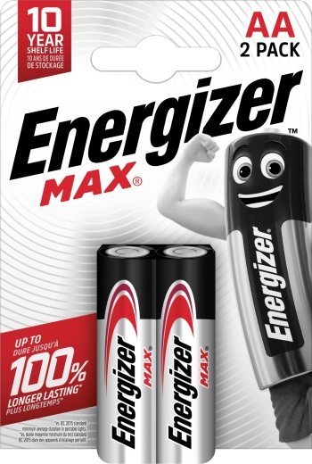 Alkalne baterije ENERGIZER Max AA, 2 kom