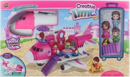 Foldable Airplane with Accessories – Playhouse for Kids