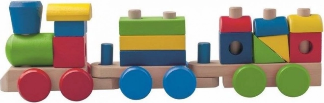 WOODY Wooden Stacking Freight Train