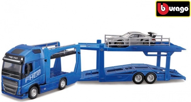 Trasportatore multifunzione STR FIRE 1:43 con Volvo FH16 e Porsche 911 GT2 RS