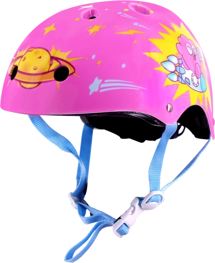 Casque de sécurité pour enfant rose (taille L)