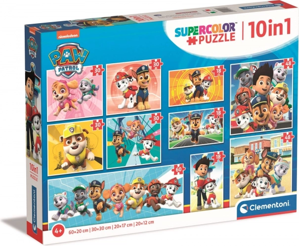 Paw Patrol Puzzle 10in1 by Clementoni