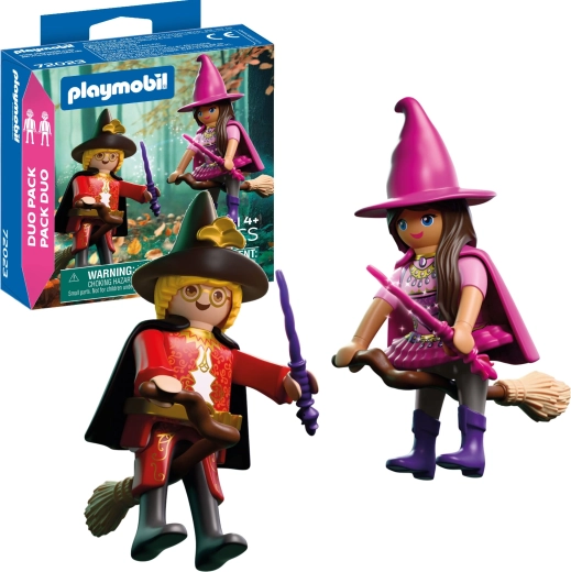 Playmobil Duo Pack – wizard and witch with accessories