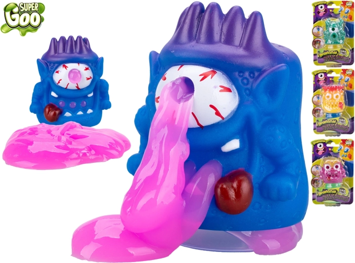 Super Goo Brainboooom monster med slim 6 cm