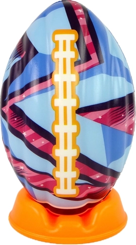 Colorful soft rugby ball