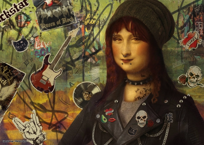 Puzzle SCHMIDT Art&Fun: Mona Lisa 1000 pieces