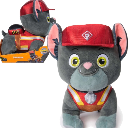 Plush Charger – PAW Patrol: Rubble & Crew 30 cm