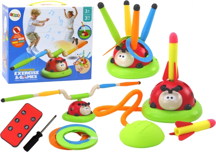 Lieveheersbeestje Sport Speelgoed 3-in-1 Springen Gooien Doelwerper