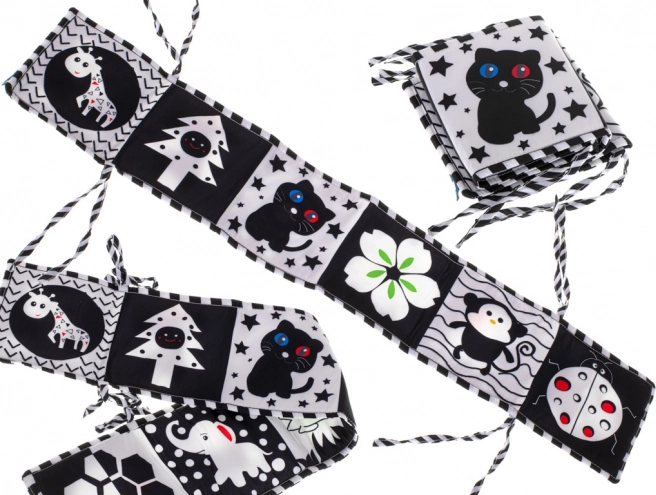 Libretto sensomotorio a contrasto per bambini