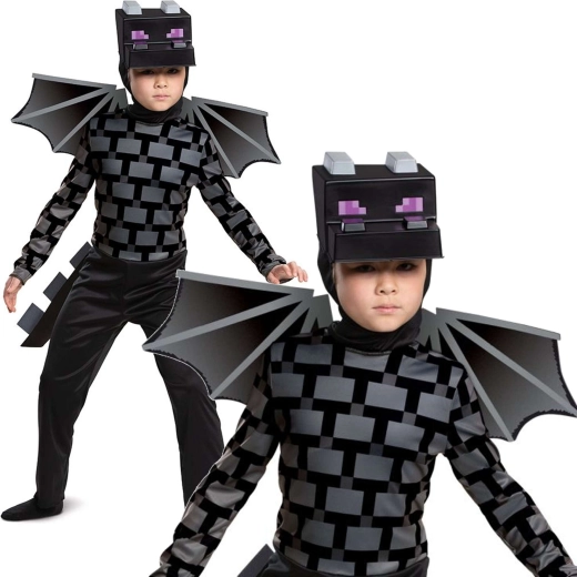 Kids Ender Dragon Costume from Minecraft 137–149 cm (10–12 years)