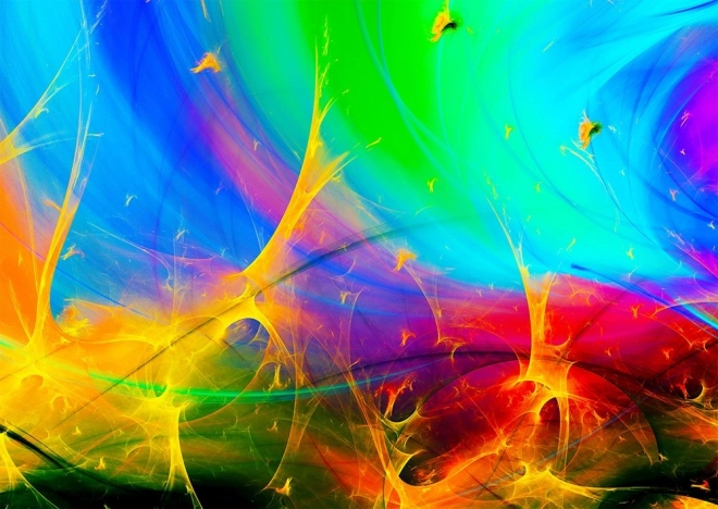 Puzzel Regenboogfractalen 1000 stukjes