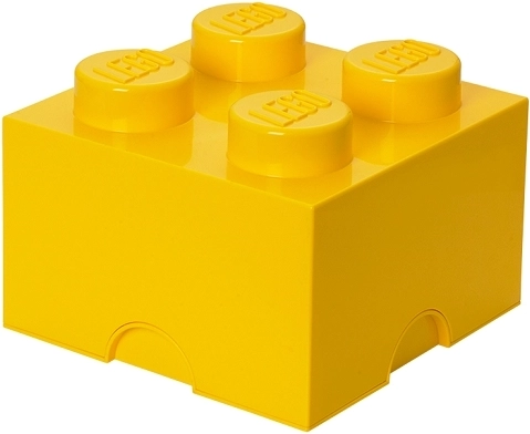 Lego box contenitore 4 giallo