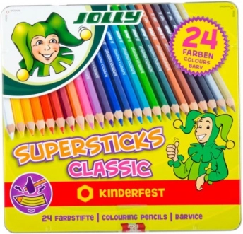 Supersticks 24 Farben in Metallbox