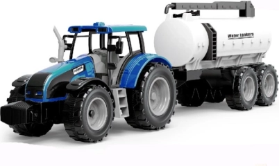 Traktor na vztrajnostni pogon s prikolico