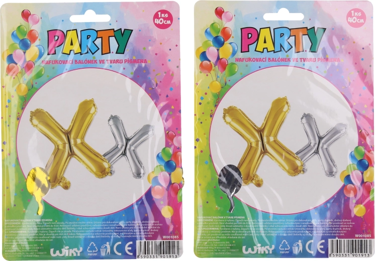 Ballon gonflable lettre X